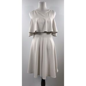 Symphony White Semi Formal Dress